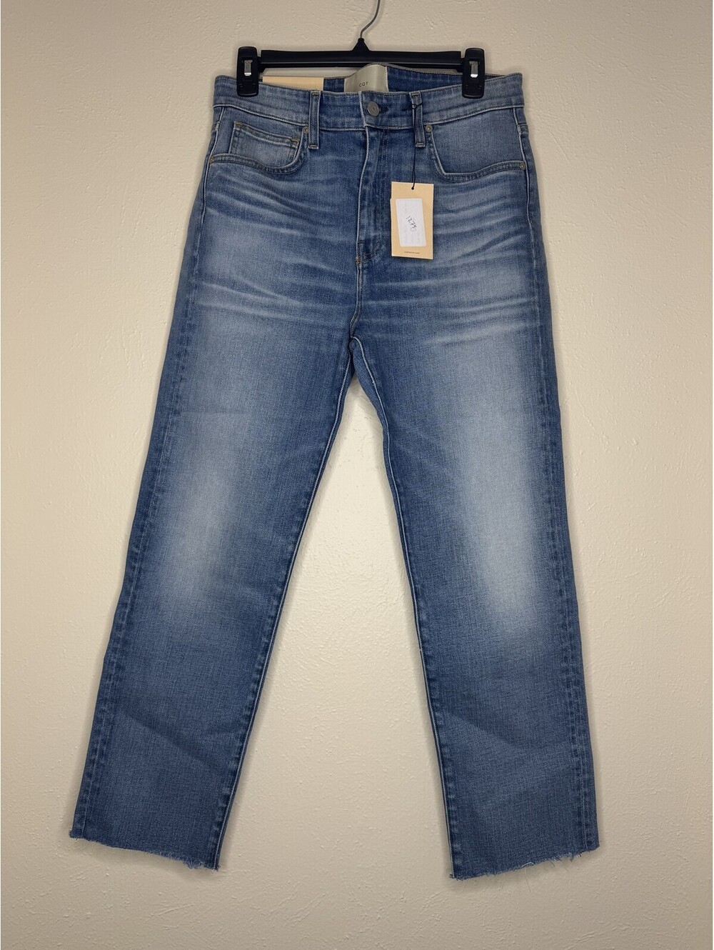 CQY Friend High Rise Straight Leg Jeans Blue Women's Size 30 NWT